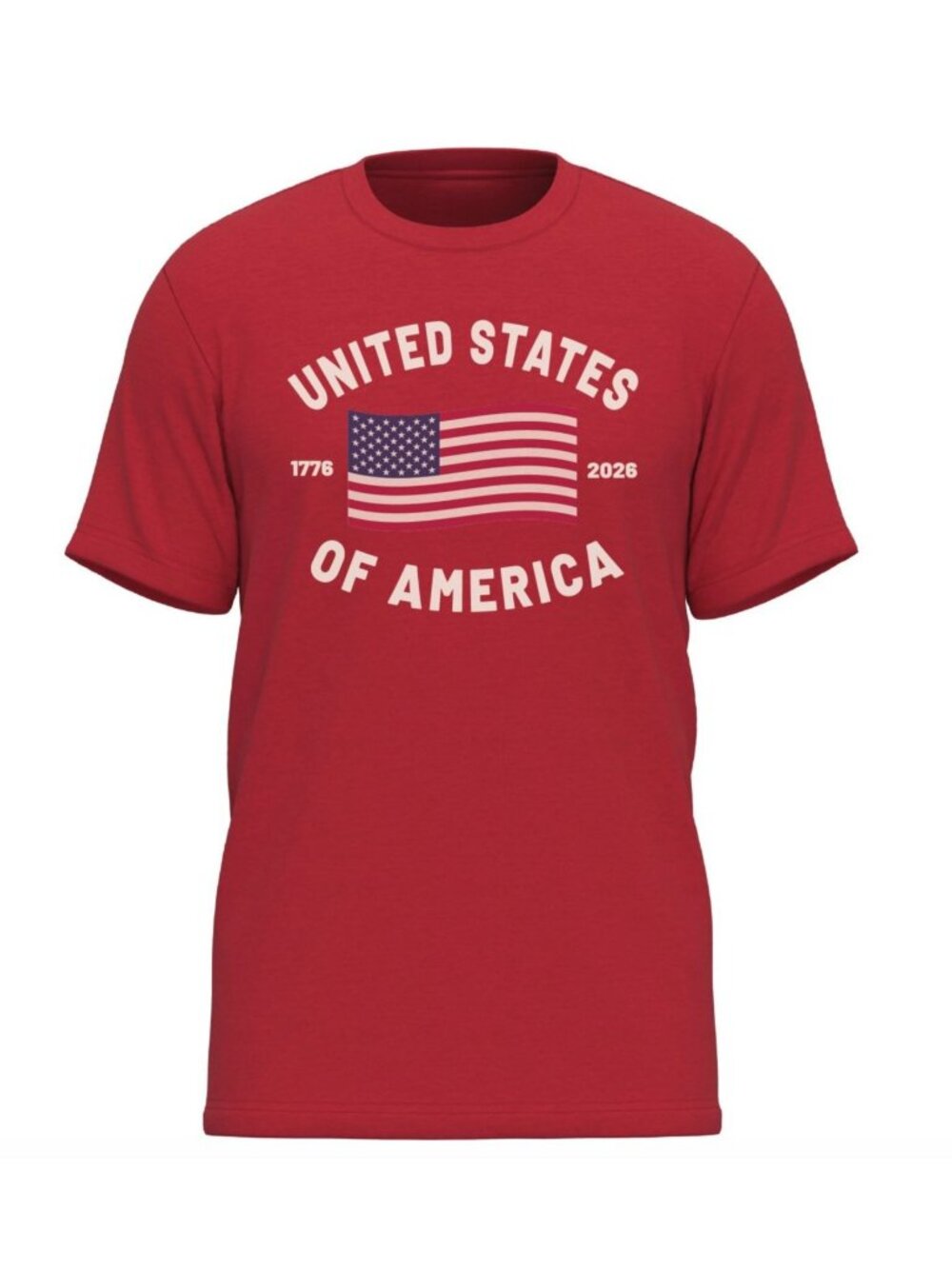 Men's America 2026 250 Years Flag Independence Graphic Tee Size Large
